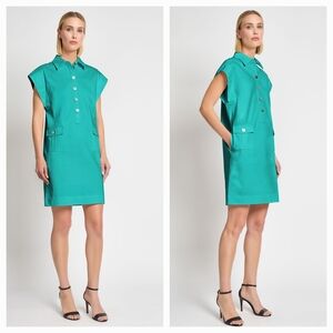 ❤️Ming Wang Turquoise Shift Dress